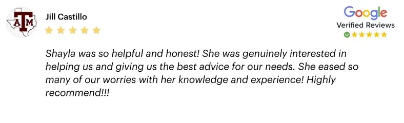 Google Review From Jill Castillo