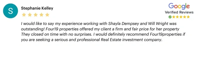 Google Review From Stephanie Kelley