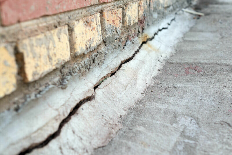 foundation damage on a house